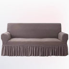 Amina's Collection Presents Premium Turkish Style Mesh Sofa Fitted Covers – Elegant Stretchable Protection for All Sofa Sizes