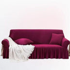 Amina's Collection Presents Premium Turkish Style Mesh Sofa Fitted Covers – Elegant Stretchable Protection for All Sofa Sizes