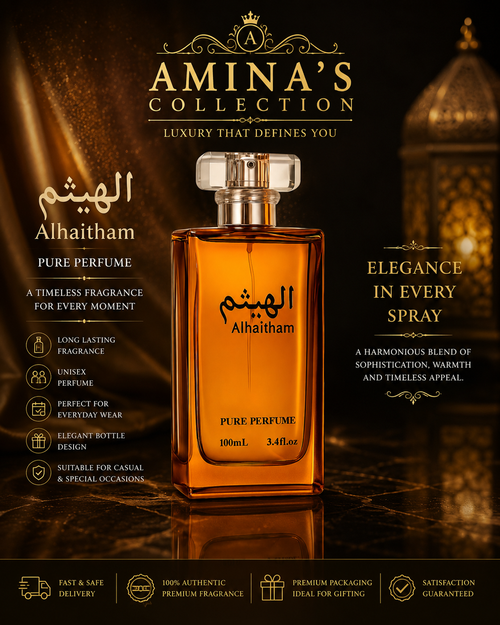 Al Haitham Premium Long Lasting Unisex Perfume 100ml