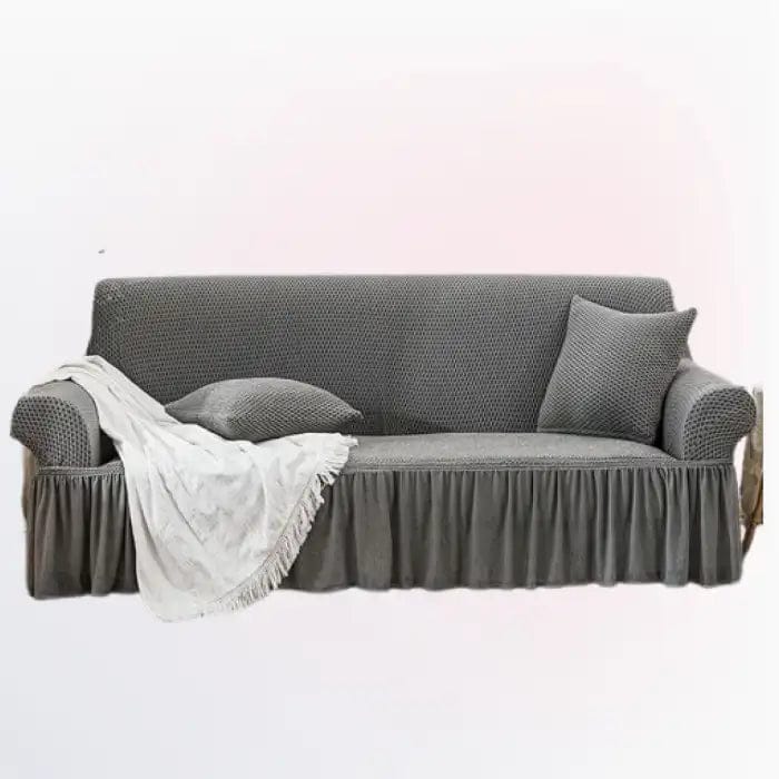 Amina's Collection Presents Premium Turkish Style Mesh Sofa Fitted Covers – Elegant Stretchable Protection for All Sofa Sizes