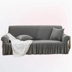 Amina's Collection Presents Premium Turkish Style Mesh Sofa Fitted Covers – Elegant Stretchable Protection for All Sofa Sizes
