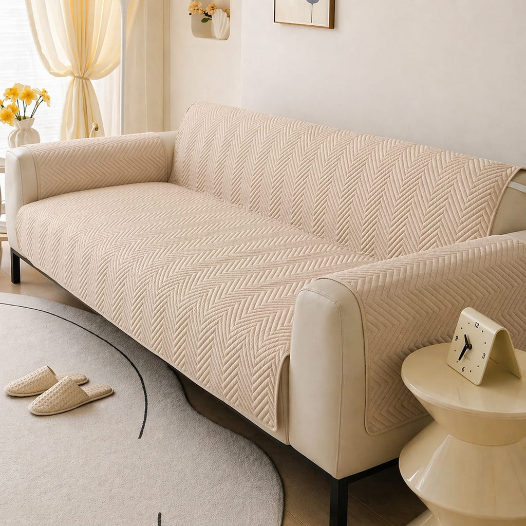 Amina's Collection Premium Mat Ultrasonic Microfiber Soft Sofa Covers – Elegant, Durable & Comfortable