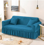 Amina’s Collection Presents Premium Persian Style Jersey Sofa Fitted Covers – Luxury Stretchable Bubble Design for All Sofa Sizes