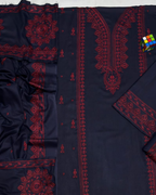 Aneels Luxury Embroidered Dhanak Suit Winter 2026 | Amina's Collection
