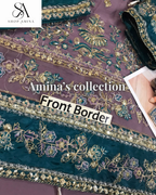 CHARIZMA Embroidered Chiffon wedding!Amina's collection