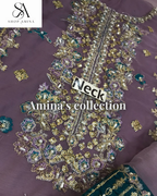 CHARIZMA Embroidered Chiffon wedding!Amina's collection