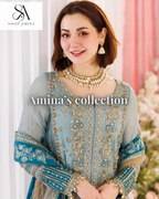 CHARIZMA Embroidered Chiffon wedding!Amina's collection