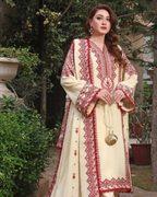 Aneels Luxury Embroidered Dhanak Suit Winter 2026 | Amina's Collection