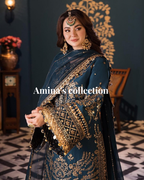 ASIM JOFA Sequin Chiffon Malai Trouser!Amina's Collection