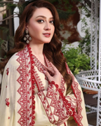 Aneels Luxury Embroidered Dhanak Suit Winter 2026 | Amina's Collection