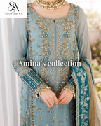 CHARIZMA Embroidered Chiffon wedding!Amina's collection