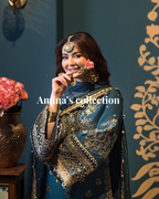 ASIM JOFA Sequin Chiffon Malai Trouser!Amina's Collection