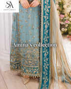 CHARIZMA Embroidered Chiffon wedding!Amina's collection
