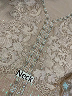 Ahmozi Maria B Chiffon Embroidered!Amina's collection