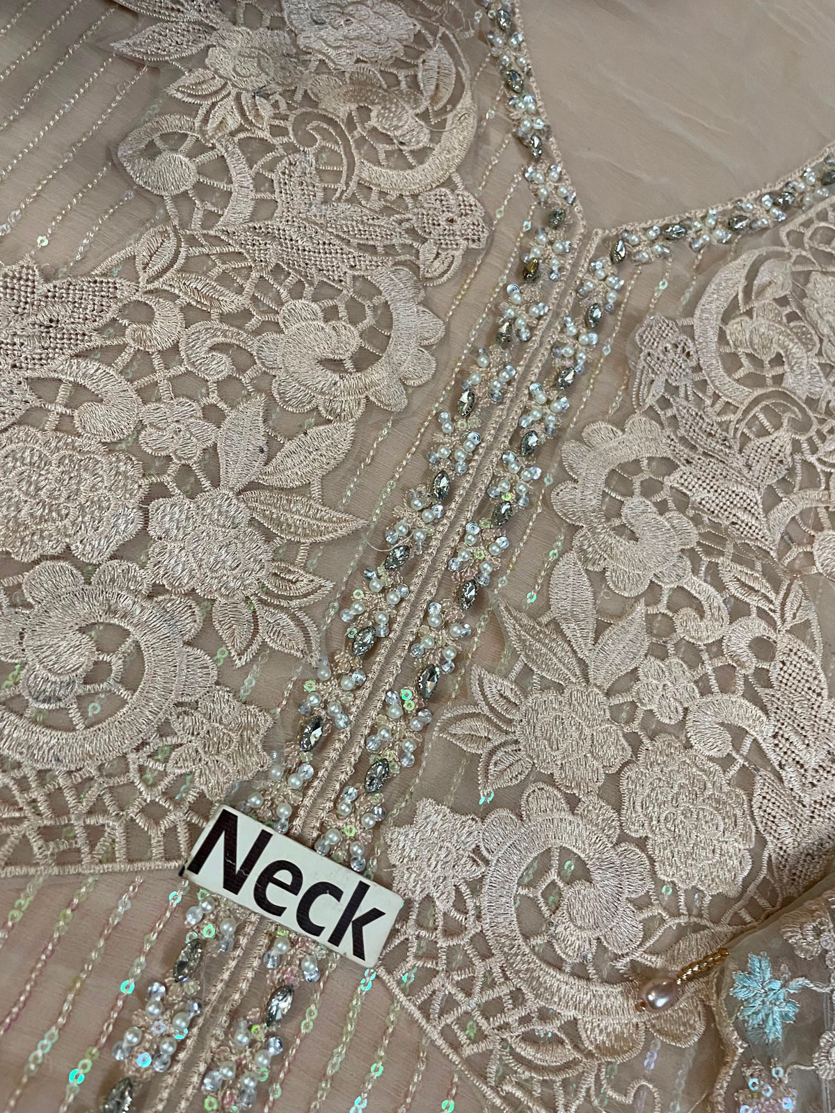 Ahmozi Maria B Chiffon Embroidered!Amina's collection