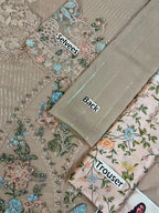 Ahmozi Maria B Chiffon Embroidered!Amina's collection