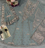 Alizeh Wedding Edition 2026 Heavy Embroidered Chiffon Suit!Amina's colleciton