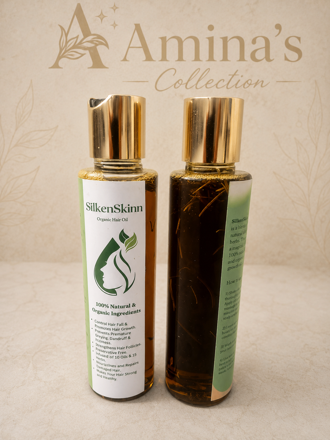 Organic Natural Hair Growth Oil 150ml Herbal Formula