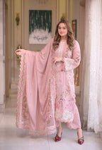 ANEELS Luxury Embroidered Dhanak Suit Winter 2026 | Amina’s Collection
