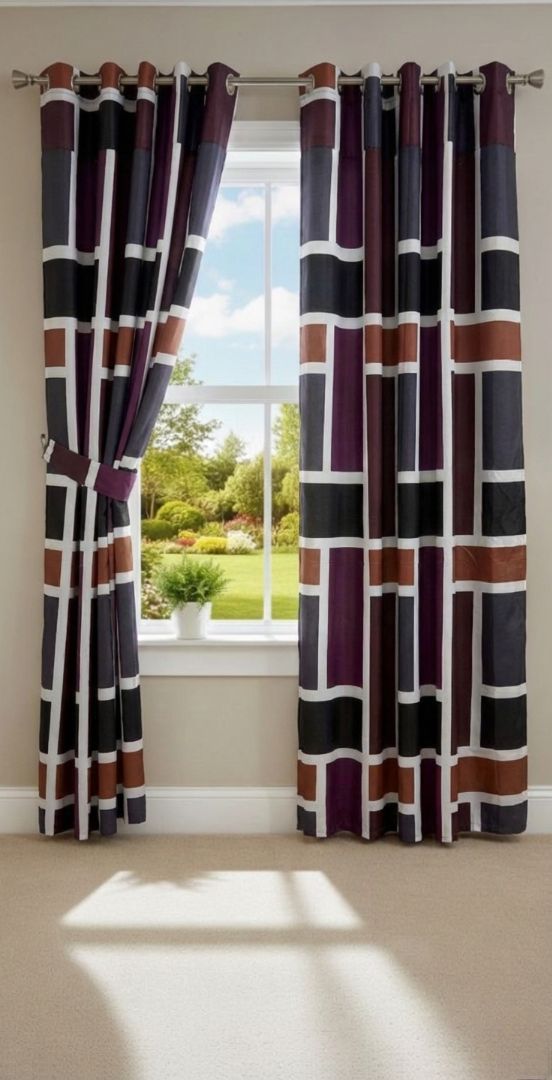 Amina's Collection Premium Summer Cotton Mix Window Curtains