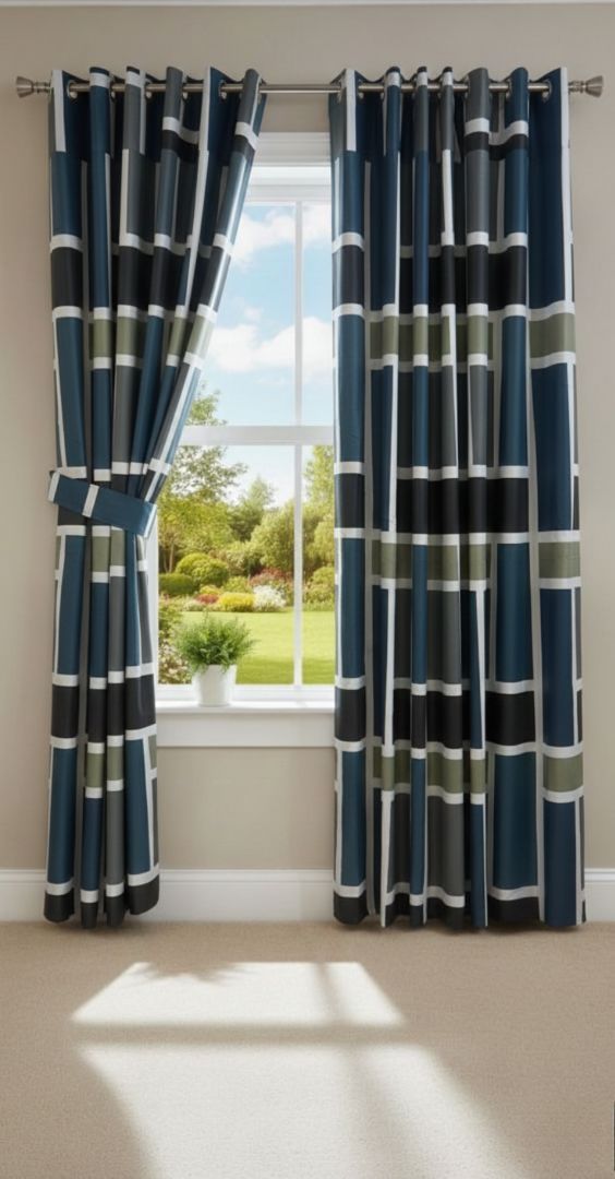 Amina's Collection Premium Summer Cotton Mix Window Curtains