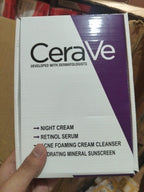 CeraVe Complete Skincare Kit Cleanse Hydrate Protect Renew.