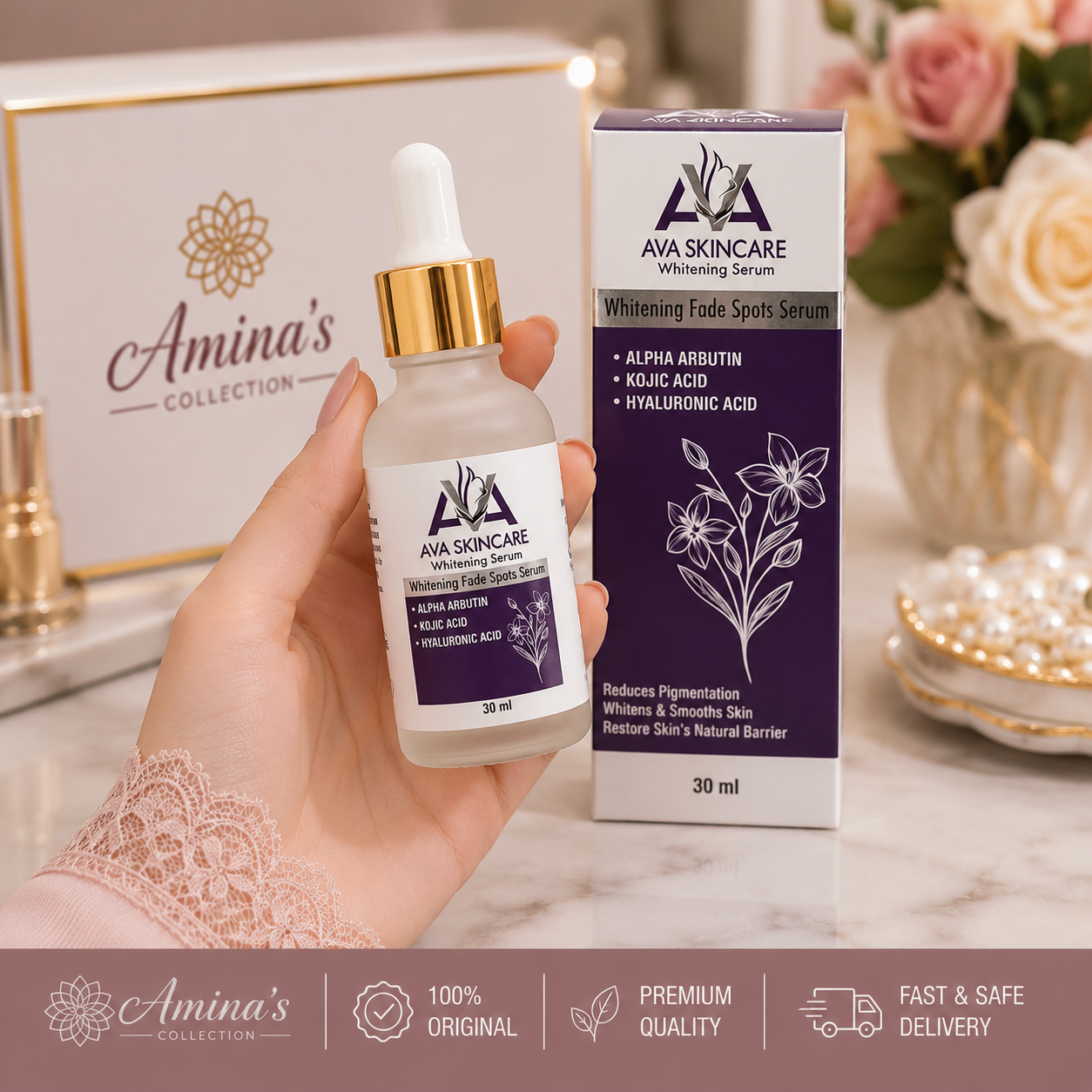 AVA Skin Care Brightening Fade Spots Serum 30ml.