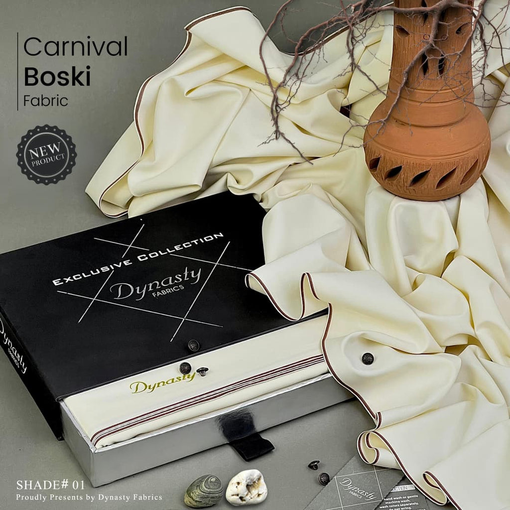 Amina’s Collection Presents Microfiber Boski Wash’n Wear – Premium All-Season Unstitched Suit (4 Meters) | Dynasty Fabrics-2026.