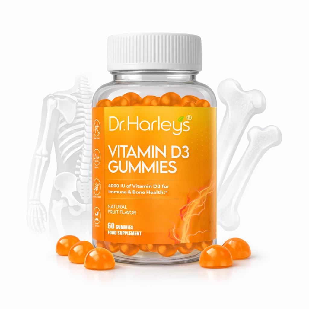 Dr. Harleys Vitamin D3 Gummies Bone Immune Support.