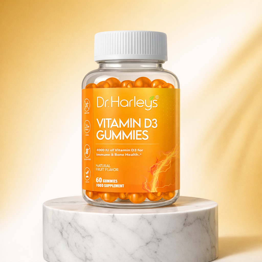 Dr. Harleys Vitamin D3 Gummies Bone Immune Support.