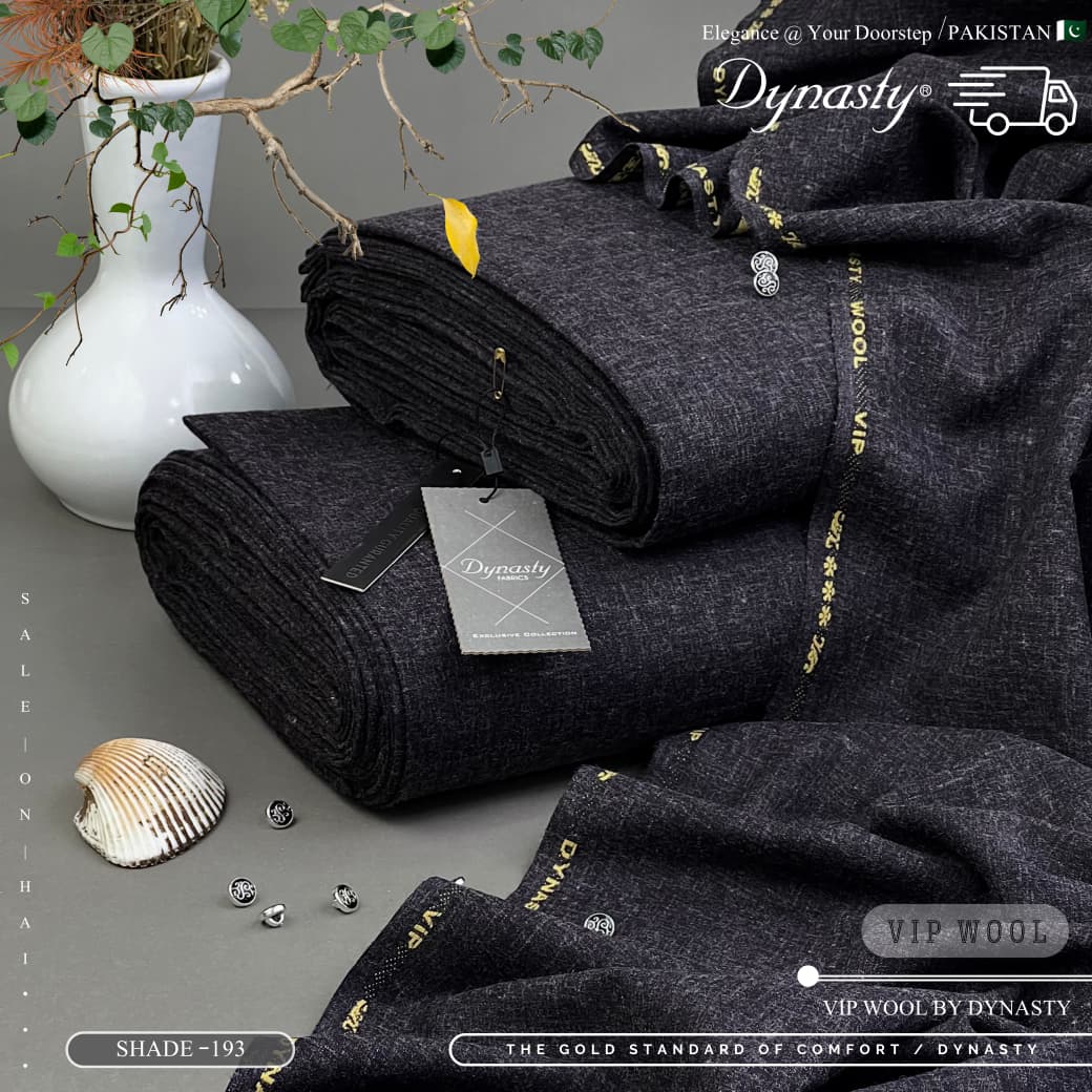 VIP Wool by Dynasty Premium Winter Fabric Collection | Amina’s Collection