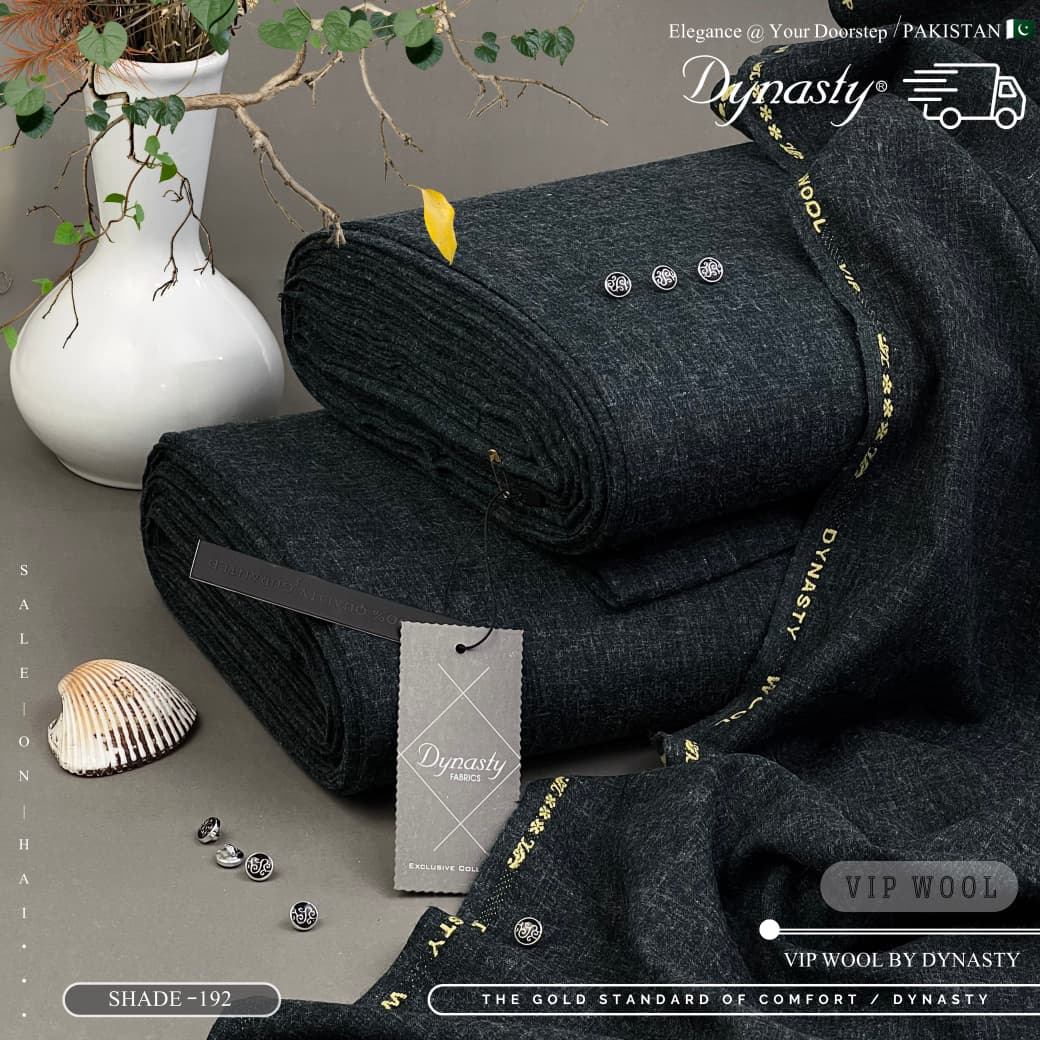 VIP Wool by Dynasty Premium Winter Fabric Collection | Amina’s Collection