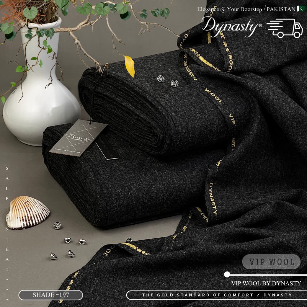 VIP Wool by Dynasty Premium Winter Fabric Collection | Amina’s Collection