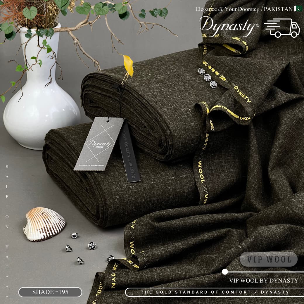 VIP Wool by Dynasty Premium Winter Fabric Collection | Amina’s Collection