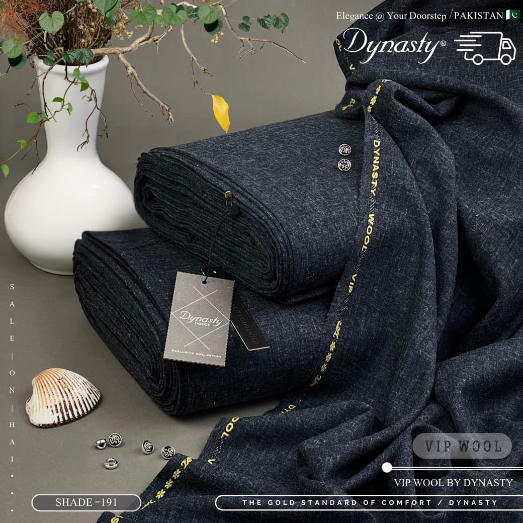 VIP Wool by Dynasty Premium Winter Fabric Collection | Amina’s Collection