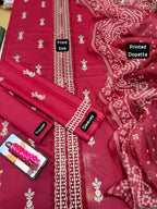 Cross Stitch Luxury Embroidered Lawn Suit | Amina's Collection
