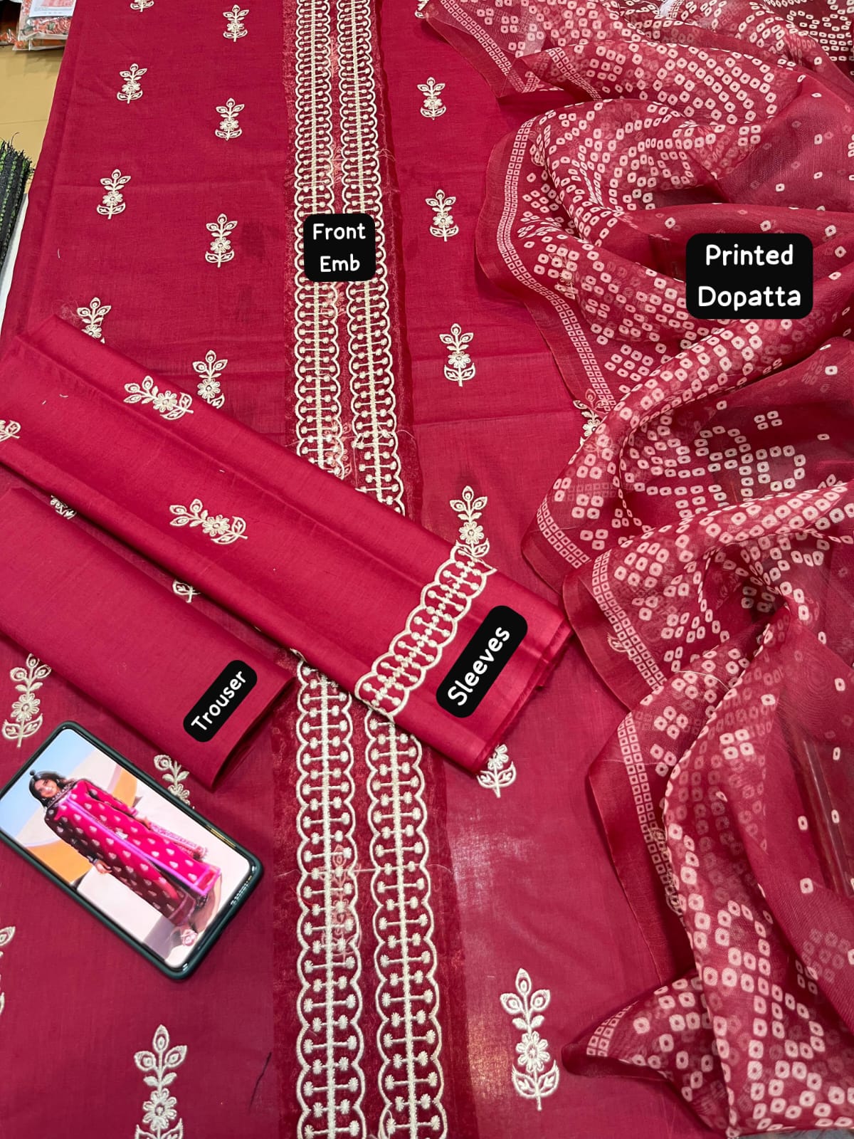 Cross Stitch Luxury Embroidered Lawn Suit | Amina's Collection