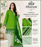 Alkaram Independence Day Printed Lawn Suit | Amina's Collection