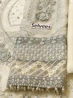 MARAI.B Luxury Embroidered Chiffon Suit | Amina's Collection