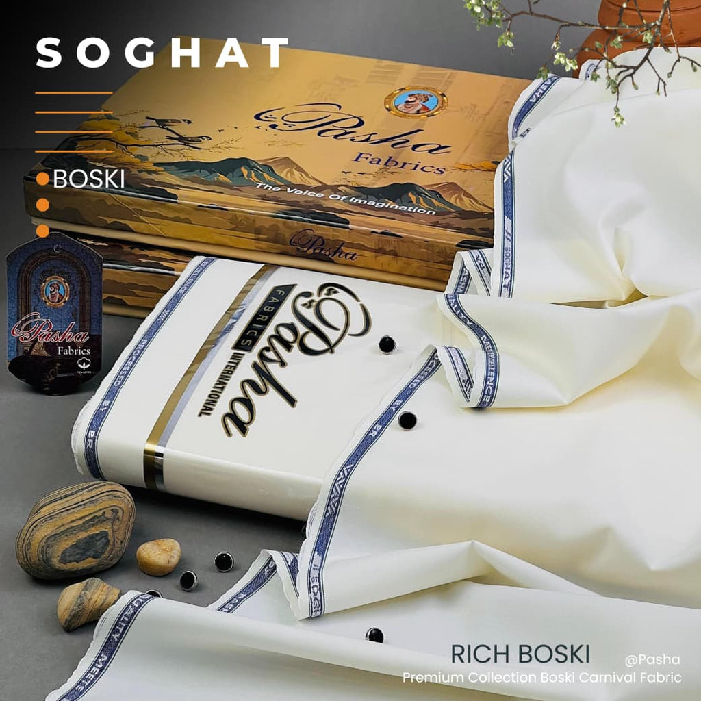 Amins’s Collection Presents SOGHAAT – Premium Microfiber Boski by Pasha | New Summer Arrival – Luxury Wash & Wear Fabric2026.