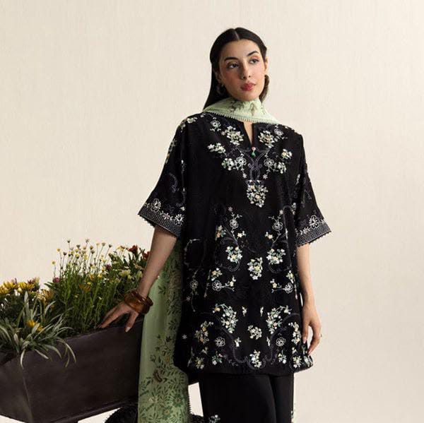 Coco by Zarashahjan Dhanak Suit | Amina’s Collection