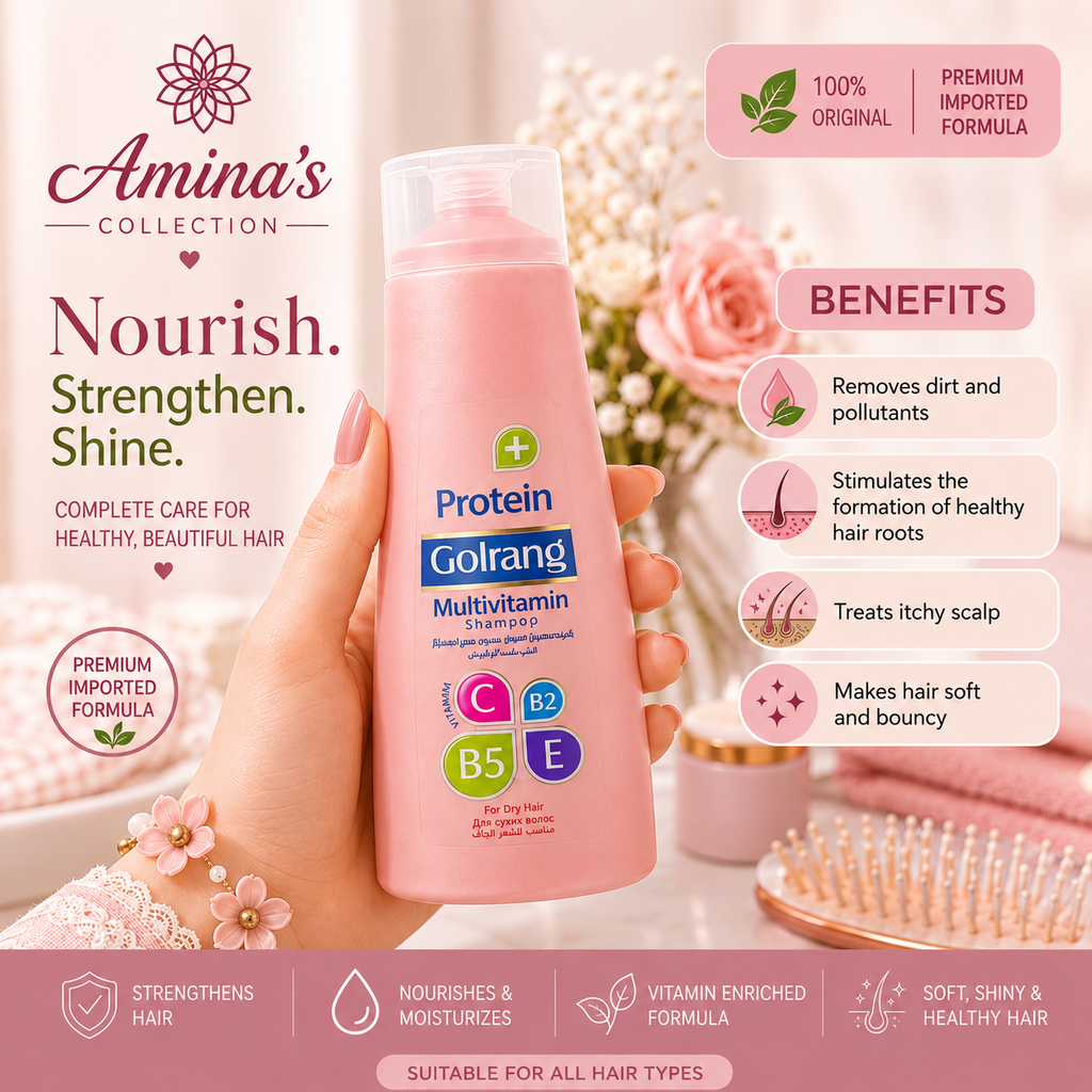 Protein Golrang Multivitamin Strengthening Nourishing Shampoo 400ml.