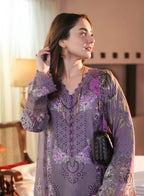 Jade Luxury Embroidered Dhanak Suit|Amina’s Collection