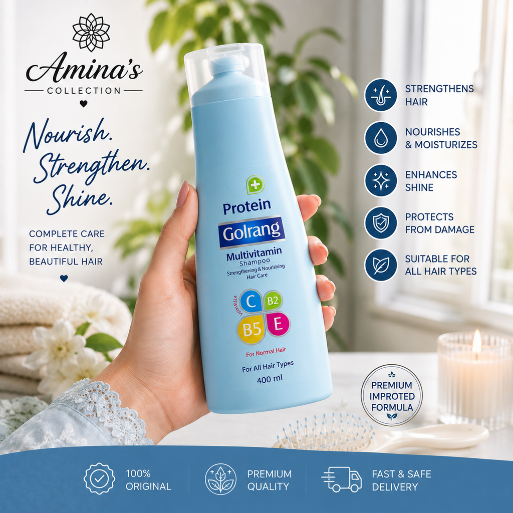 Protein Golrang Multivitamin Strengthening Nourishing Shampoo 400ml.