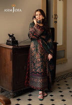 ASIMJOFA Premium Luxury Embroidered Lawn Suit | Amina's Collection