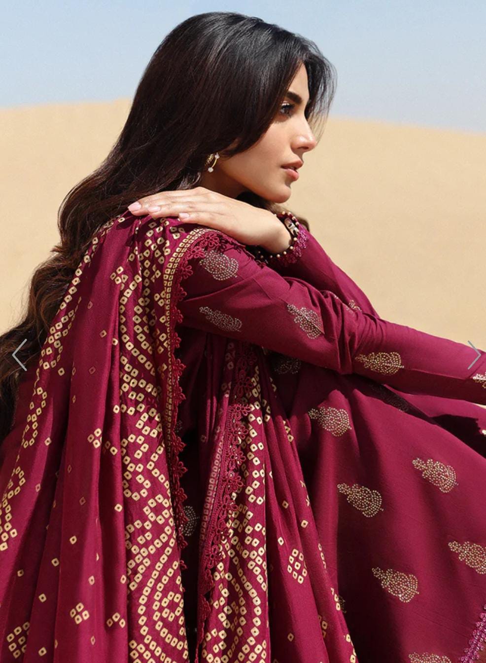 Cross Stitch Luxury Embroidered Lawn Suit | Amina's Collection