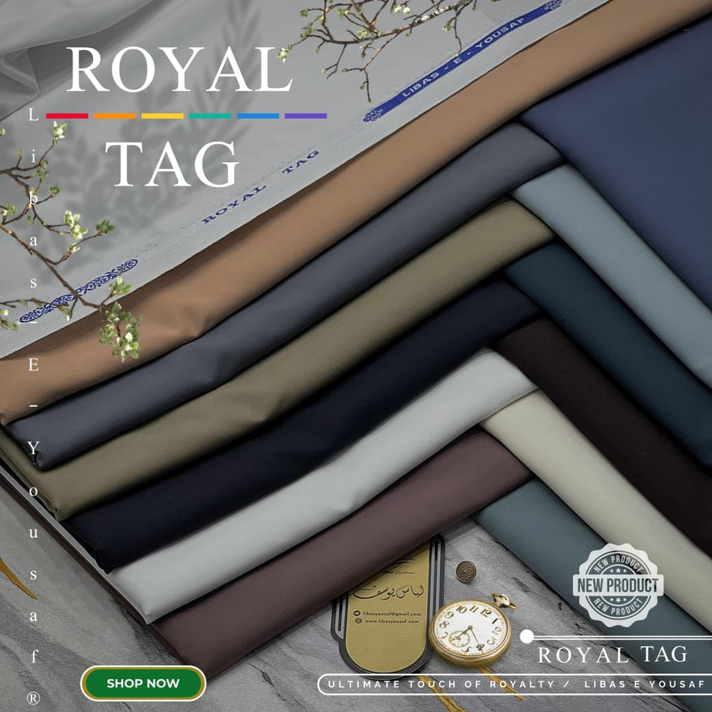 Amina’s Collection Presents ROYAL-TAG Vol. 08 (ALHAMDULILLAH) – Premium Summer Wash’n Wear Unstitched Suit by Libas-e-Yousaf® (4 Meters).