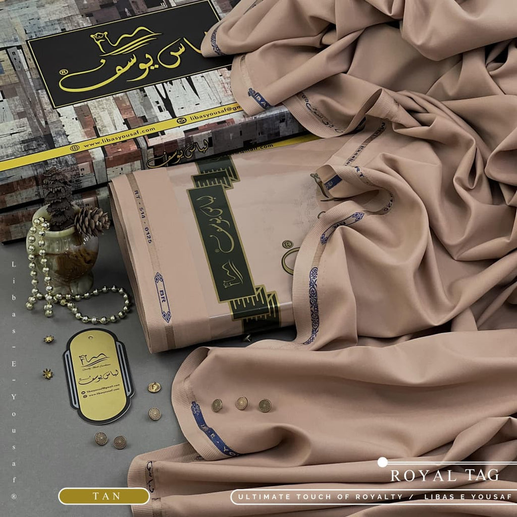 Amina’s Collection Presents ROYAL-TAG Vol. 08 (ALHAMDULILLAH) – Premium Summer Wash’n Wear Unstitched Suit by Libas-e-Yousaf® (4 Meters).