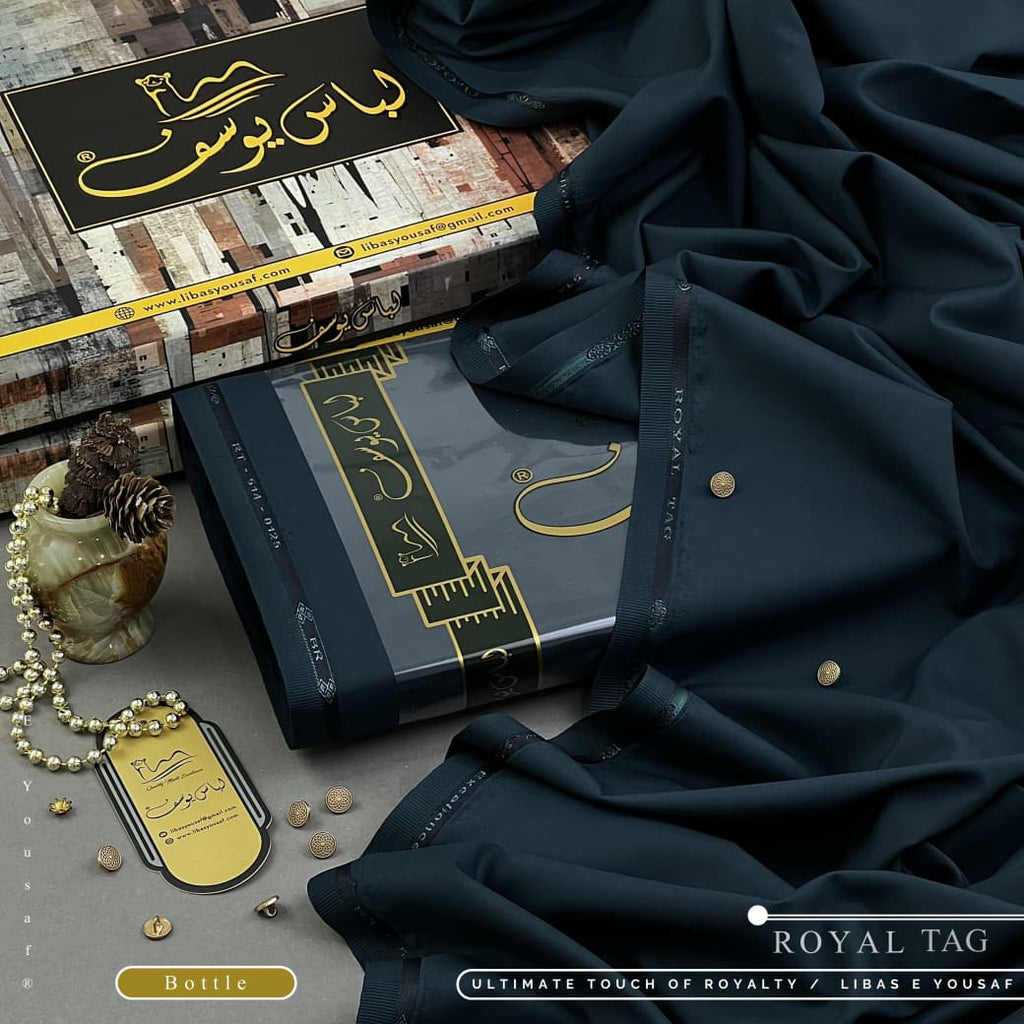 Amina’s Collection Presents ROYAL-TAG Vol. 08 (ALHAMDULILLAH) – Premium Summer Wash’n Wear Unstitched Suit by Libas-e-Yousaf® (4 Meters).