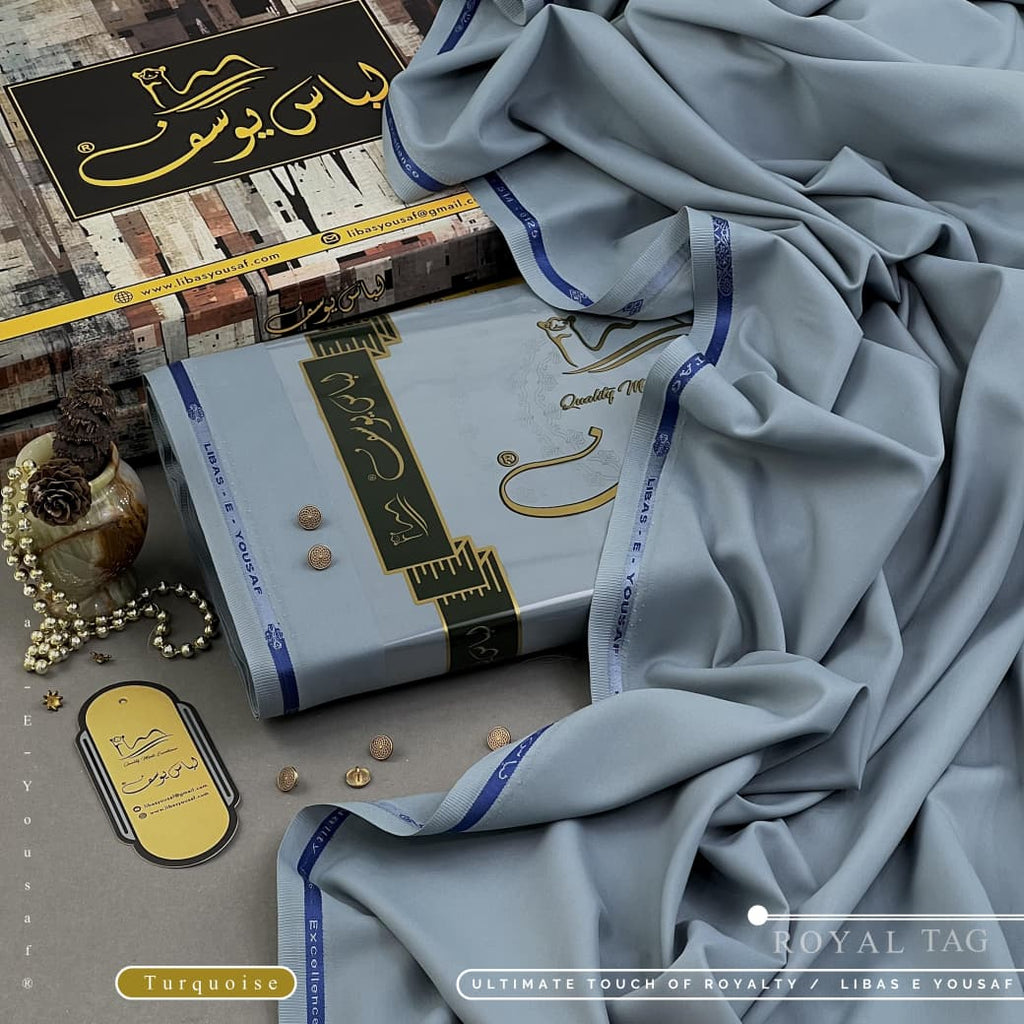 Amina’s Collection Presents ROYAL-TAG Vol. 08 (ALHAMDULILLAH) – Premium Summer Wash’n Wear Unstitched Suit by Libas-e-Yousaf® (4 Meters).